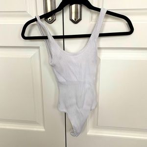 Wilfred retro ribbed scoop neck body suit size XXS